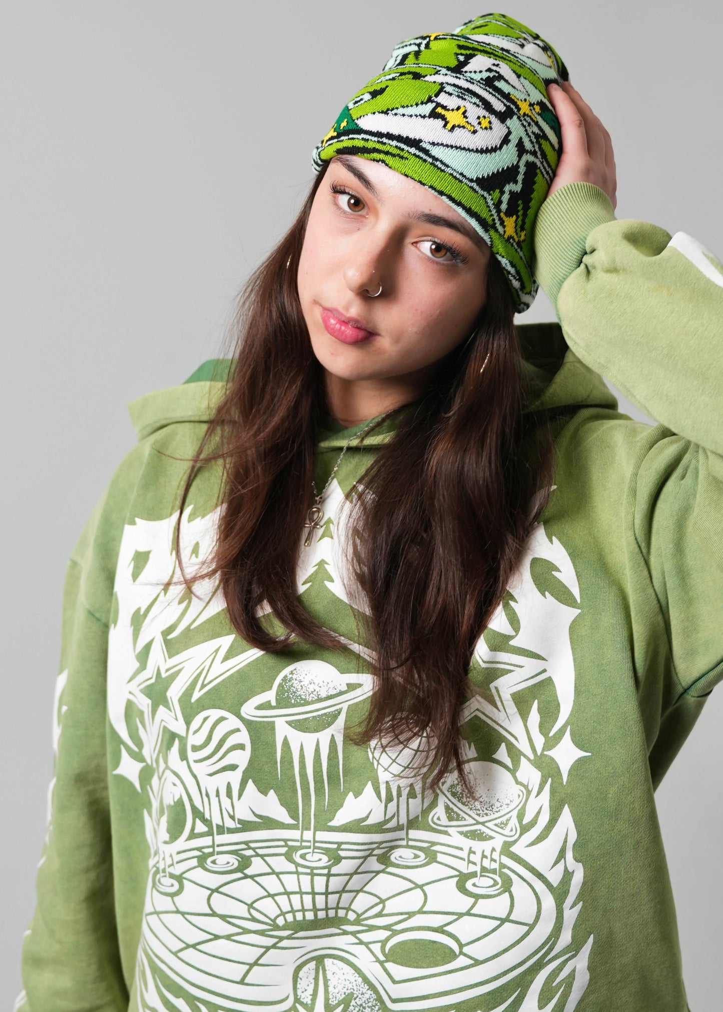 "COSMIC DREAMS" HOODIE (MARTIAN)