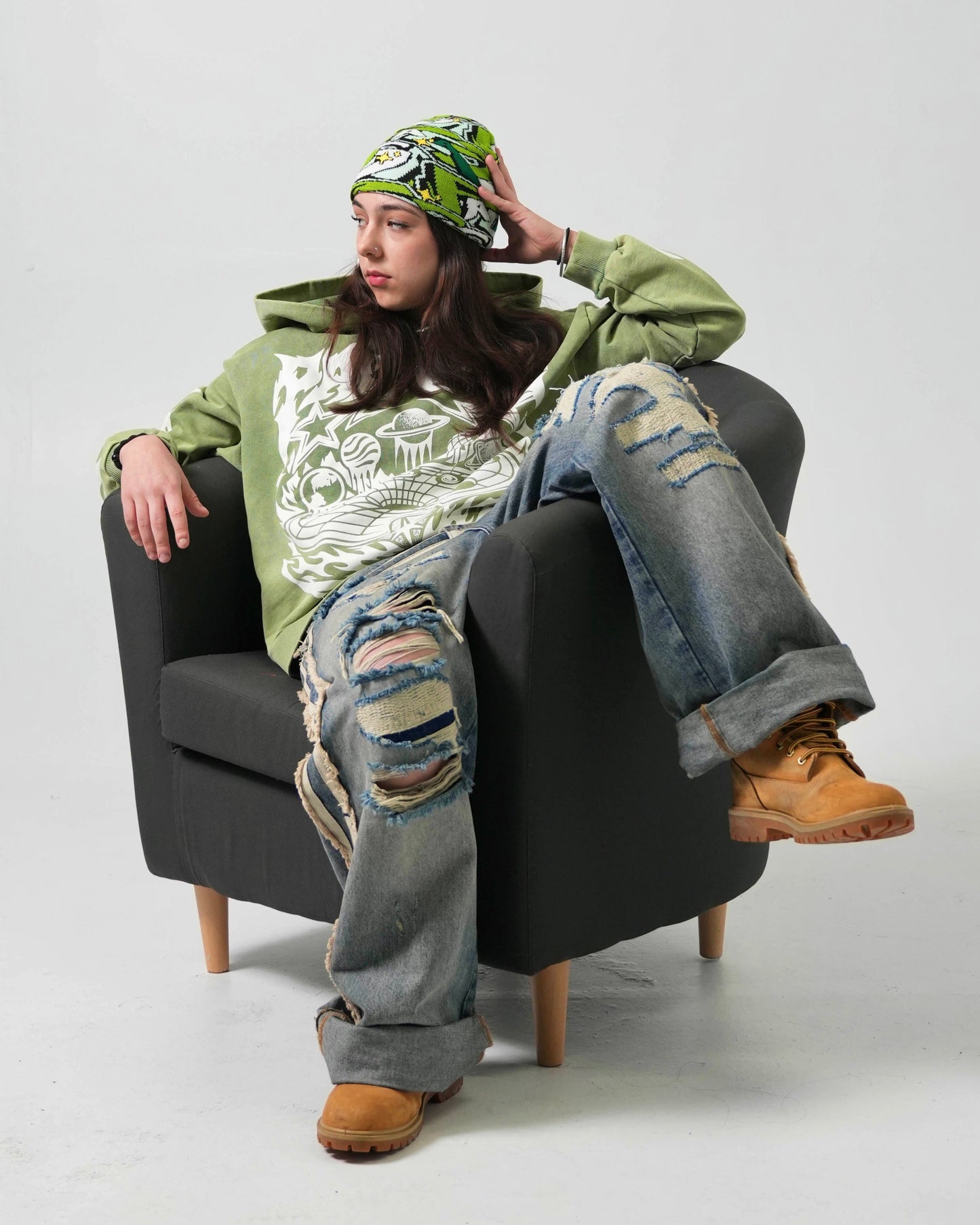 "COSMIC DREAMS" HOODIE (MARTIAN)