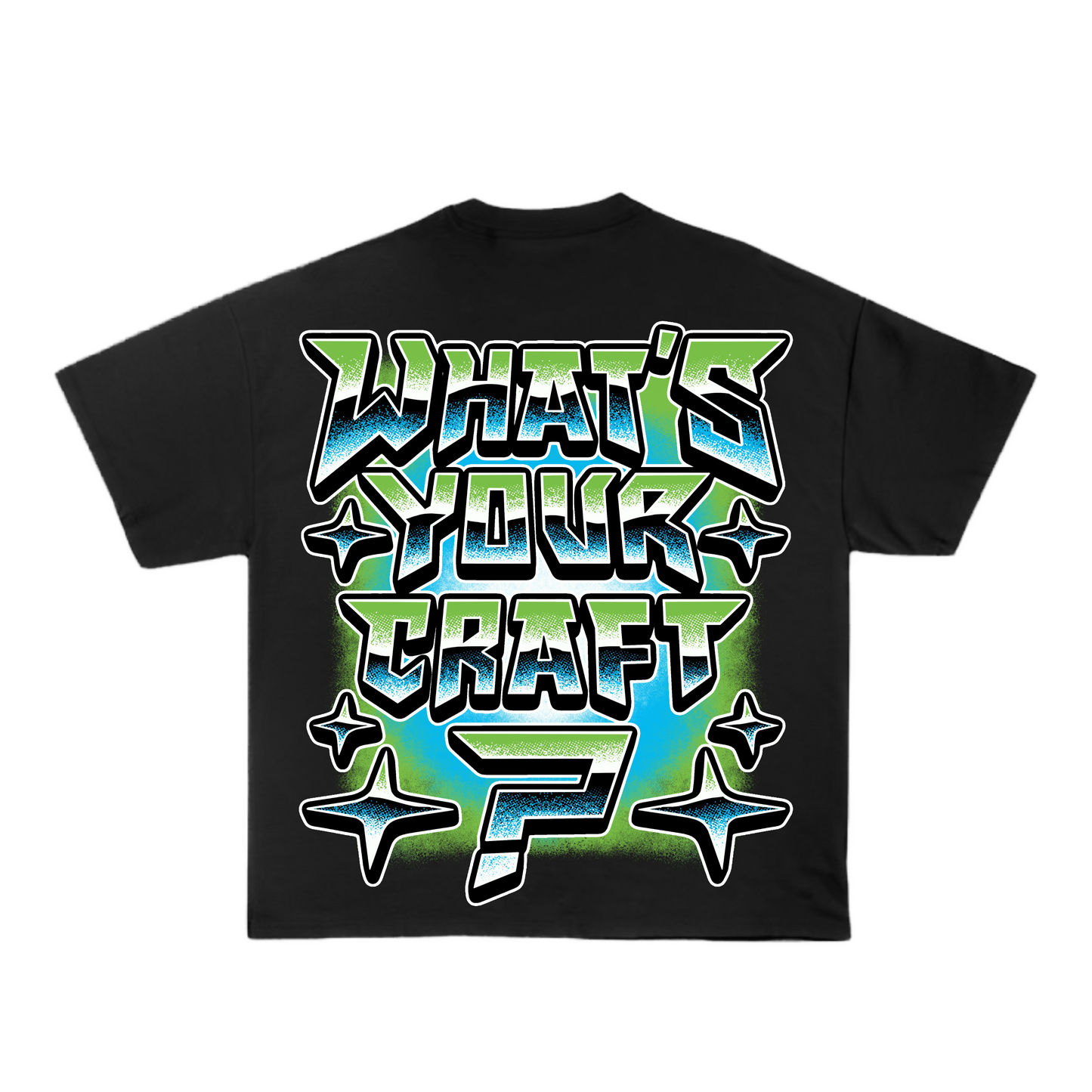"WHAT'S YOUR CRAFT" TEE (BLACK)