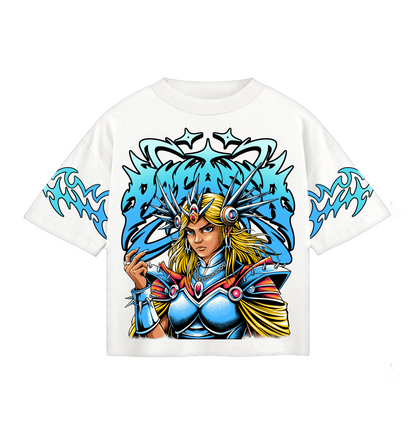 "GALACTIC QUEEN" TEE (BLUE ICE)