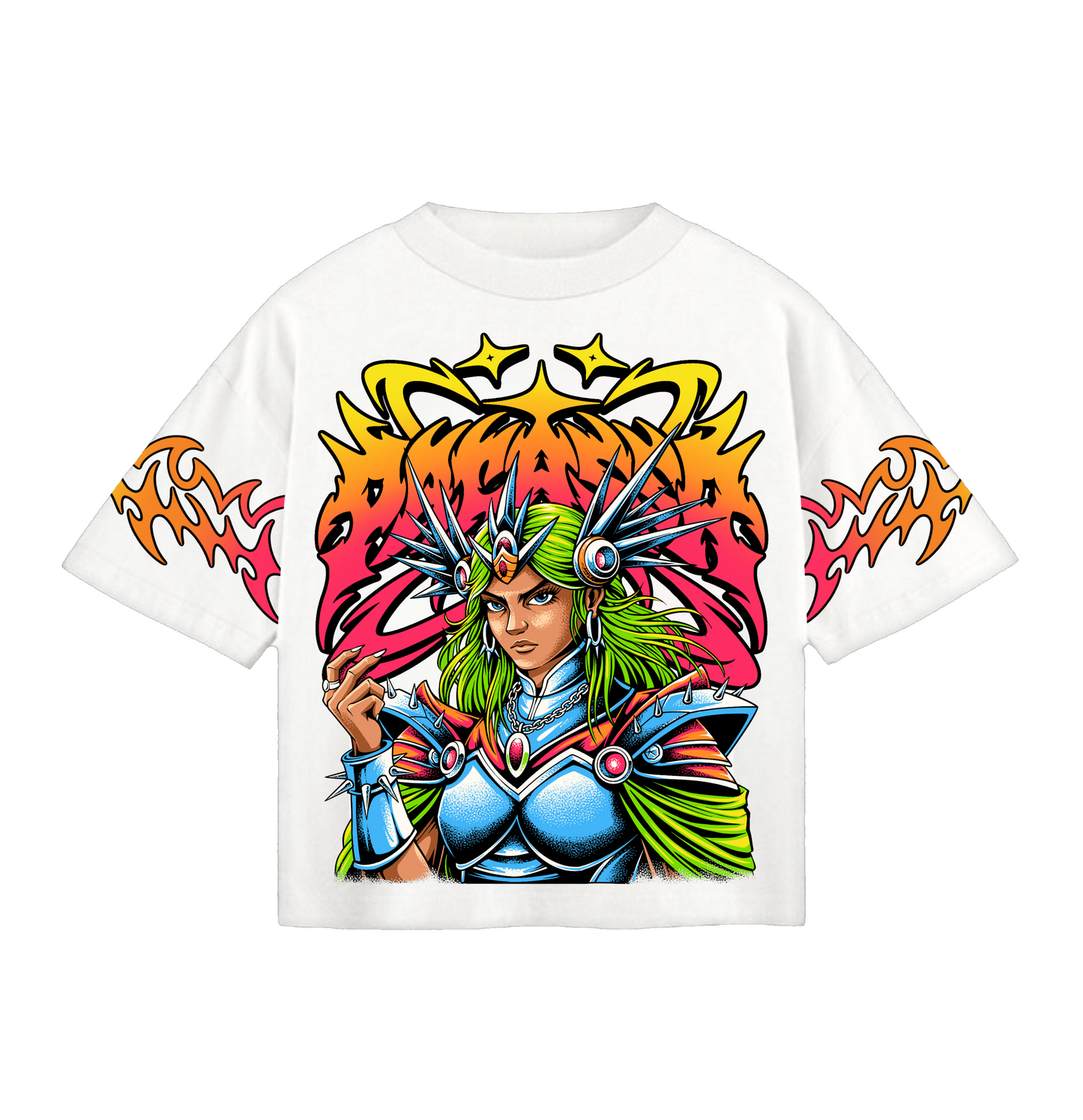 "GALACTIC QUEEN" TEE (SUNSET)