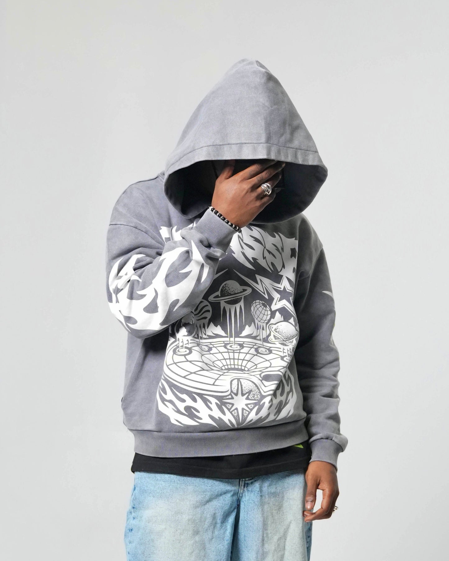 "COSMIC DREAMS" HOODIE (MOONROCK)