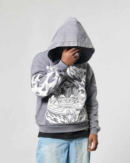 "COSMIC DREAMS" HOODIE (MOONROCK)