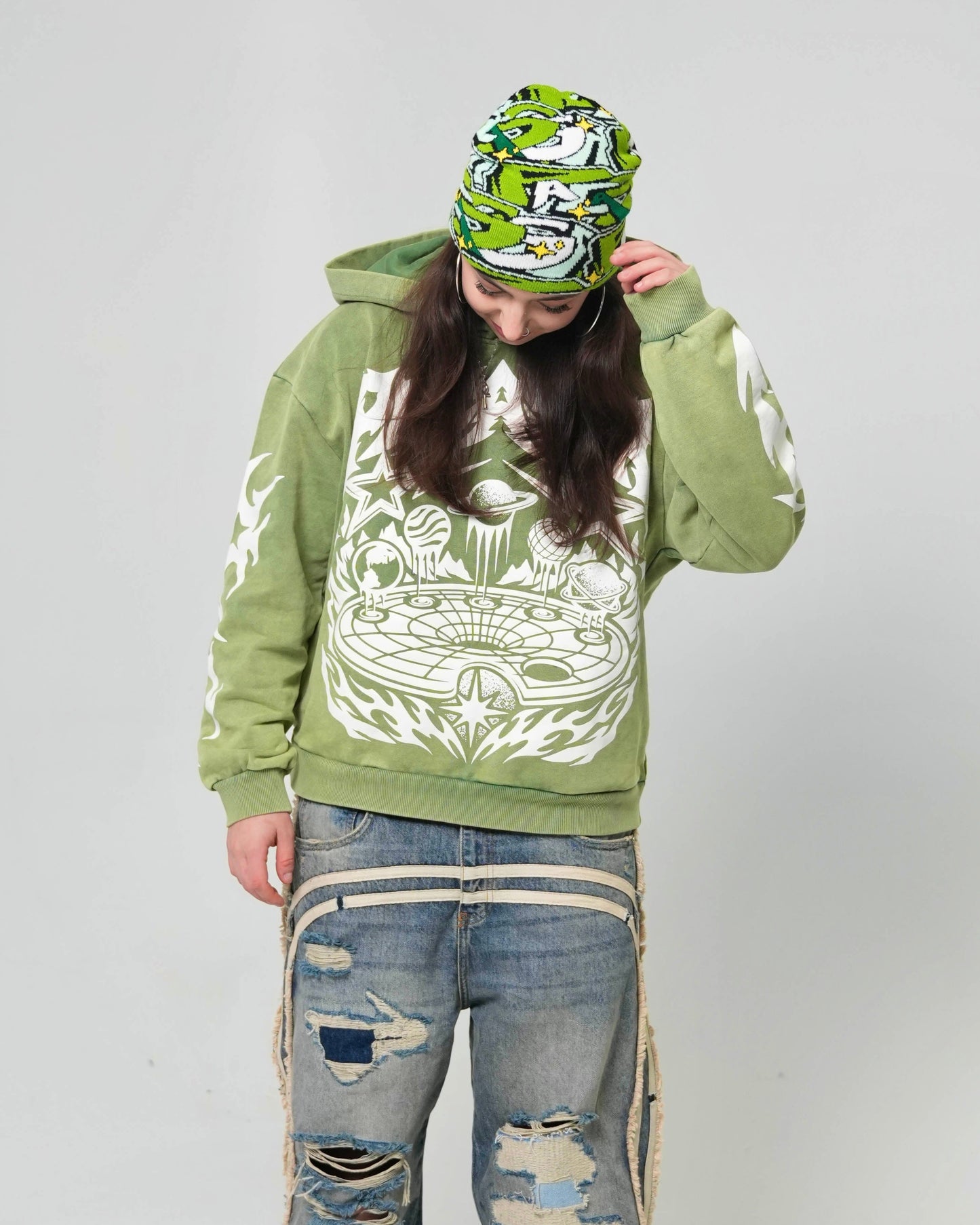 "COSMIC DREAMS" HOODIE (MARTIAN)